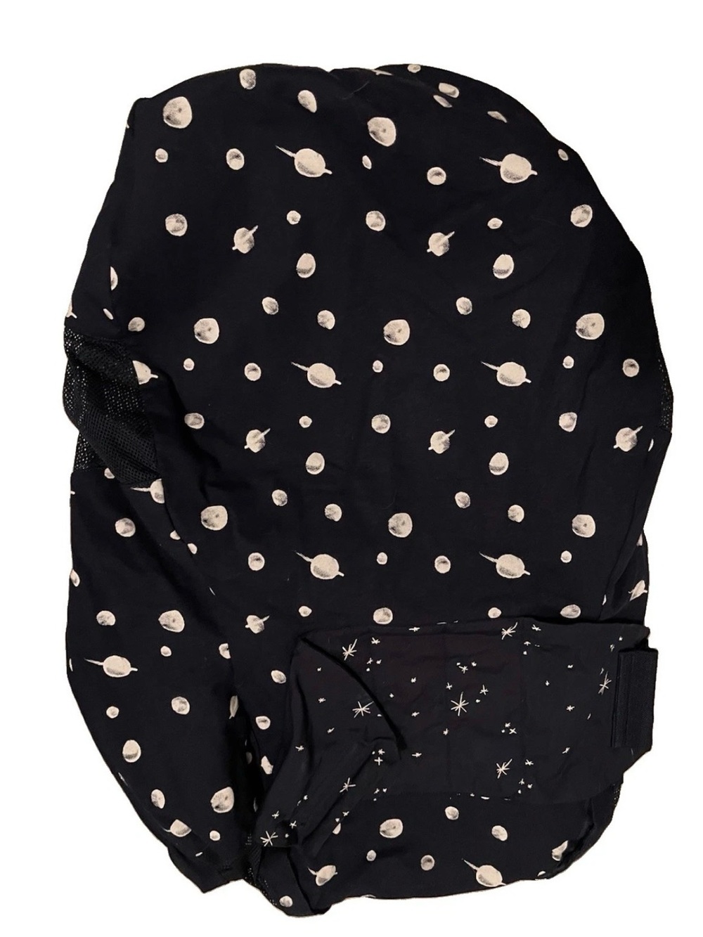 Happiest Baby Sleepea Swaddle Size Large Navy Blue/White Moon & Stars Theme - Picture 4 of 4